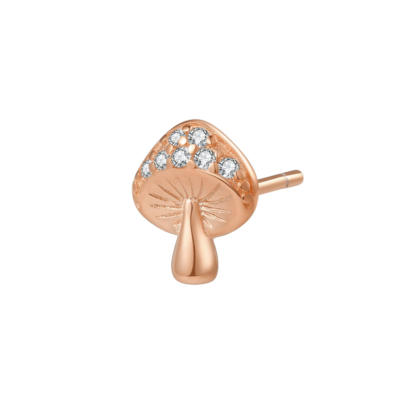 Clous d'Oreille Mushroom Sterling Argent