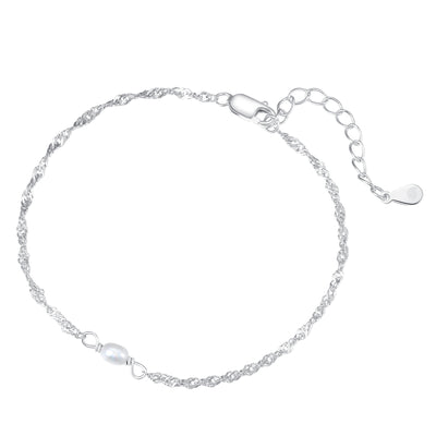 Pearl Bracelet Sterling Silver