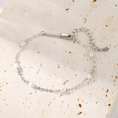 Bracelet Chaîne Perle Argent 925