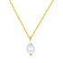 Pearl Pendant Necklace Sterling Silver Gold