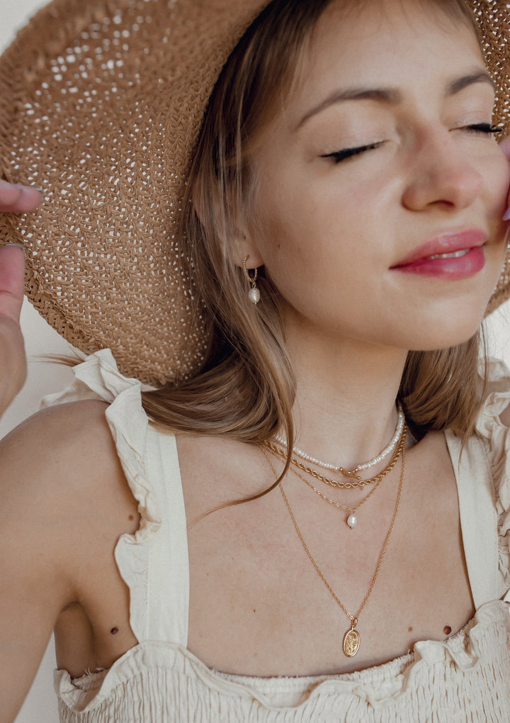 Kette mit Perle Sterlingsilber