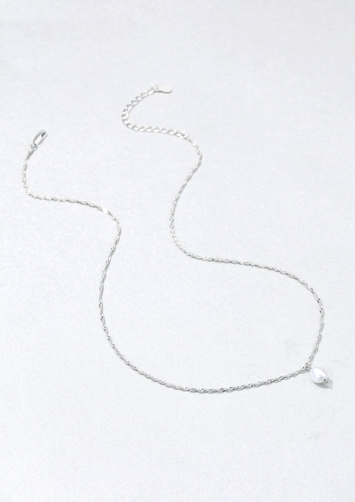 Kette mit Perle Sterlingsilber