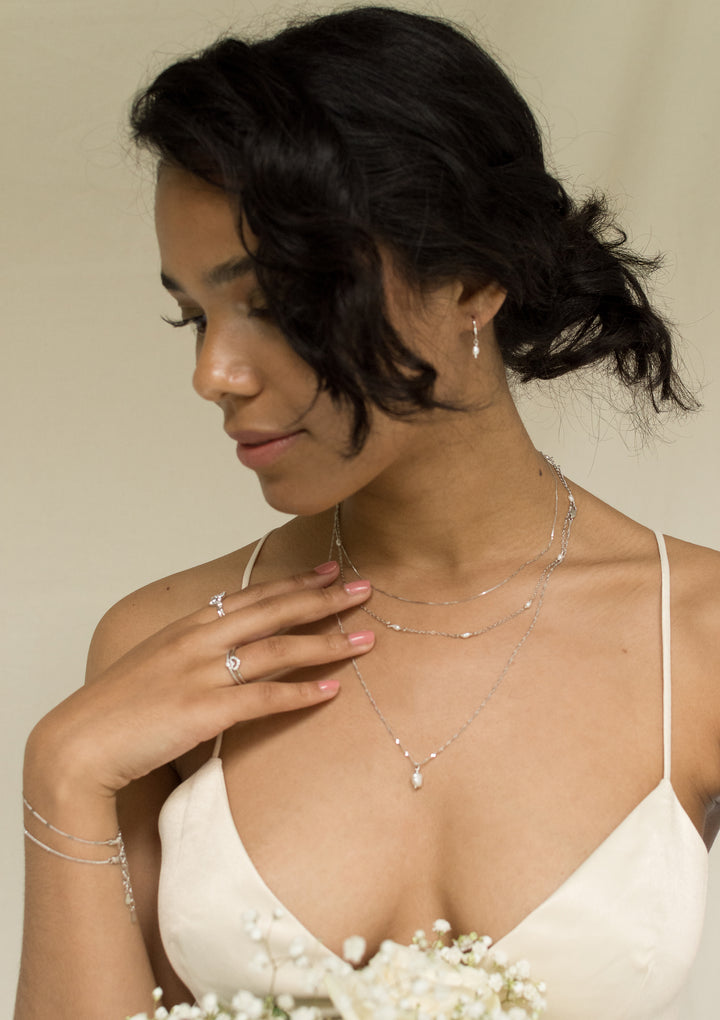 Kette mit Perle Sterlingsilber