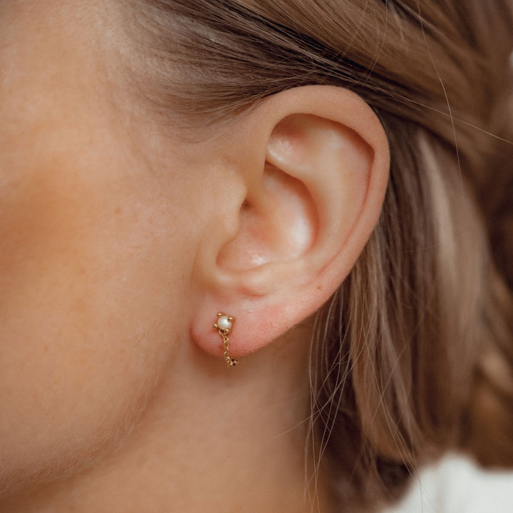 Pearl Trio Earrings Set Sterling Silver