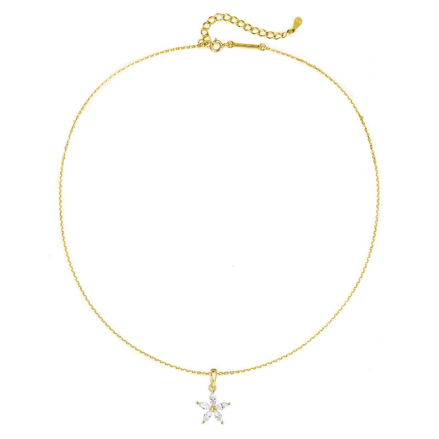 Ensemble Colliers Pétales Sterling Argent