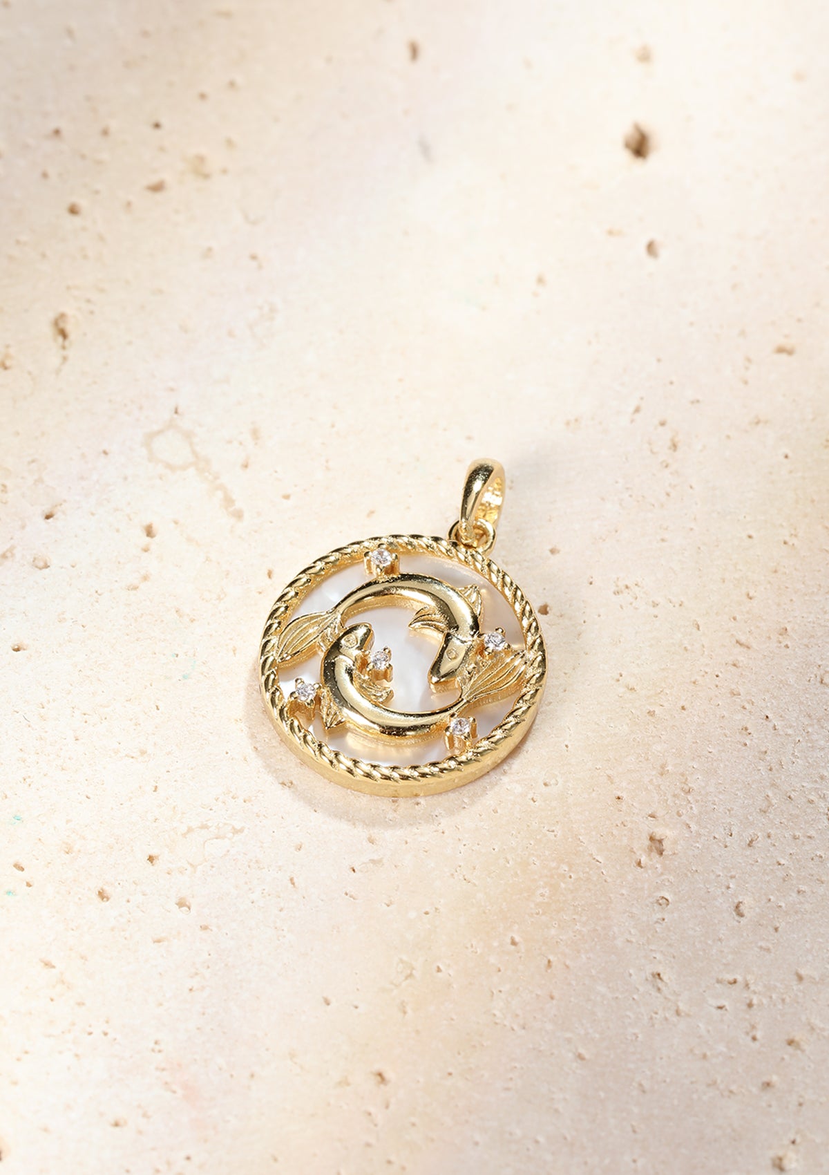 Collier pendentif zodiaque Poissons