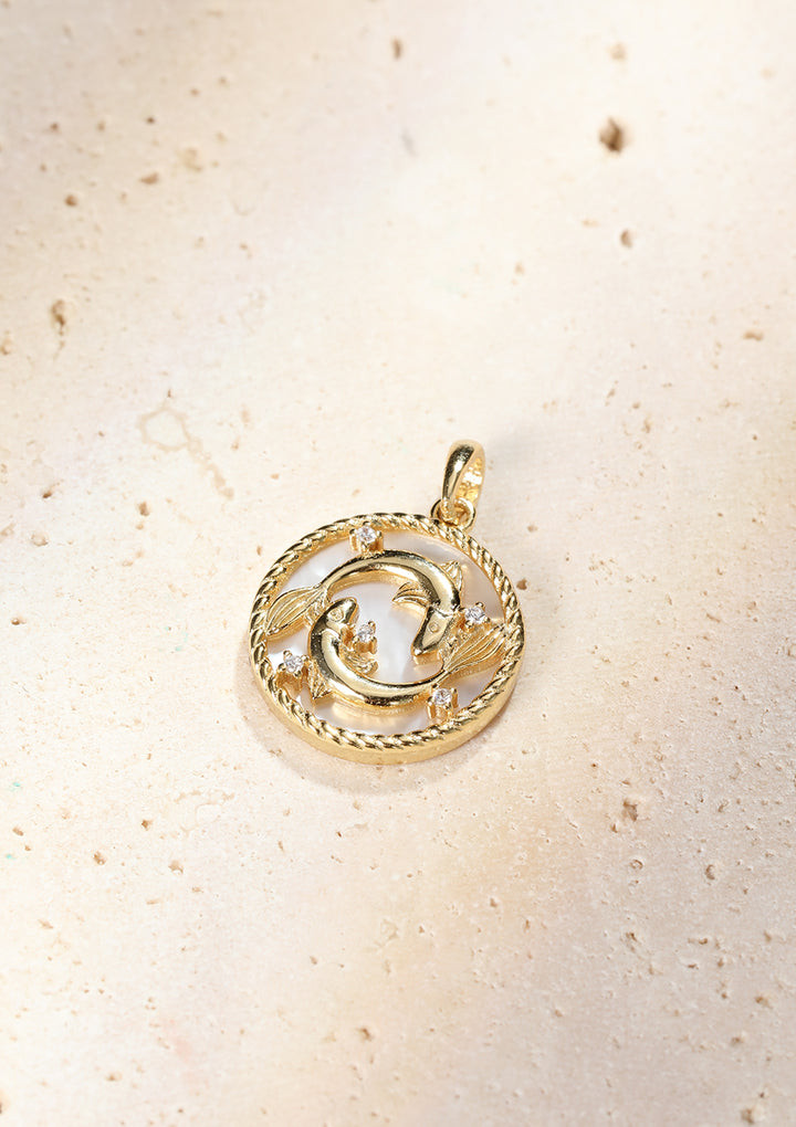 Pisces Zodiac Pendant Necklace