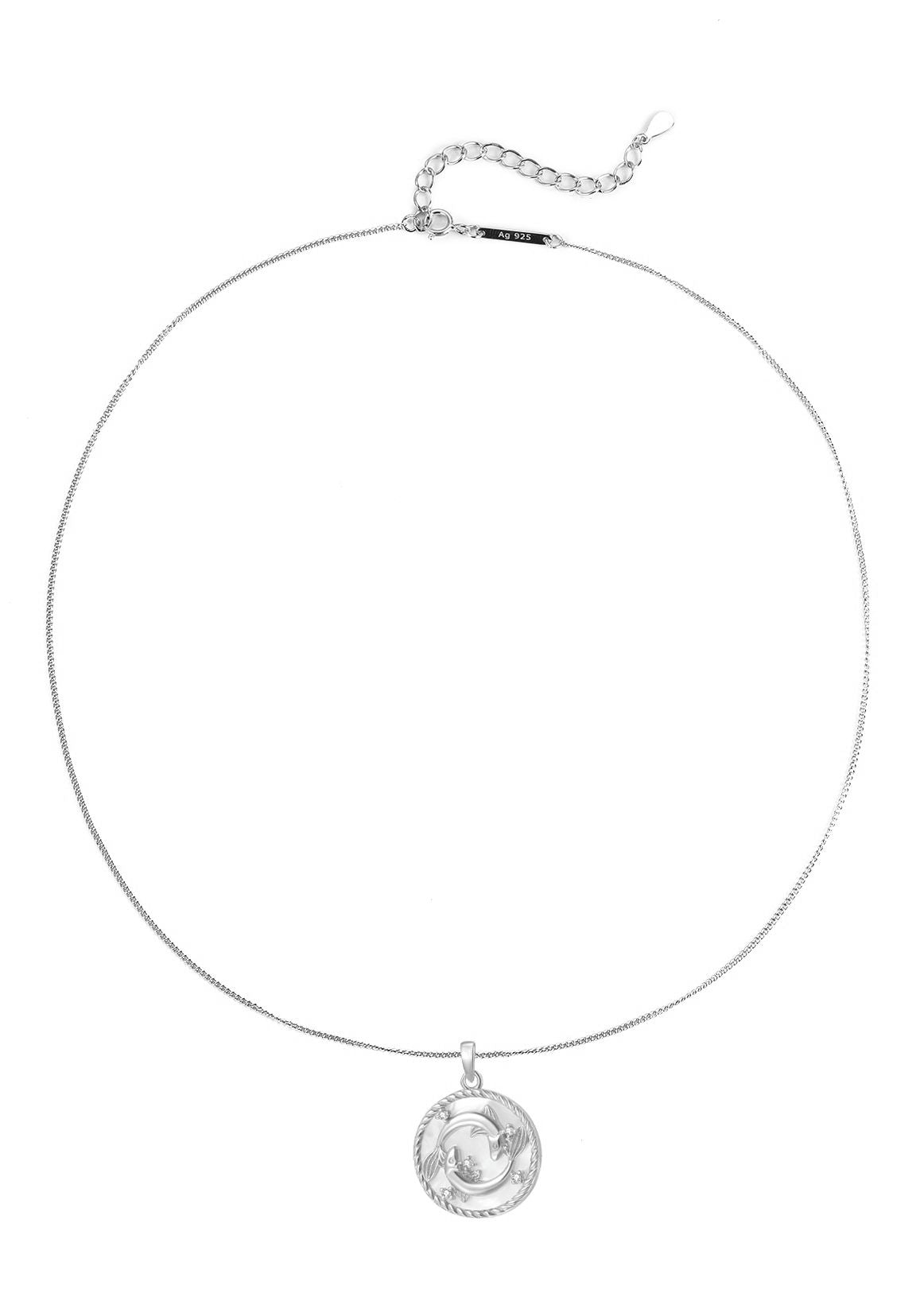 Collier pendentif zodiaque Poissons