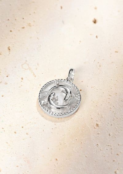 Collier pendentif zodiaque Poissons