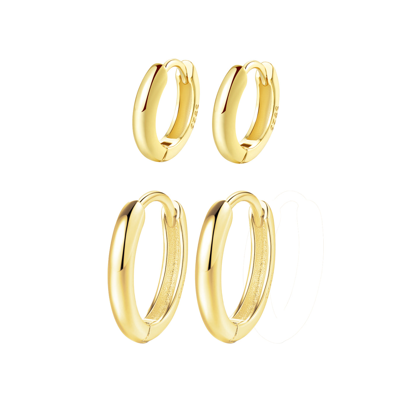 Poise Ohrringe Set Sterlingsilber