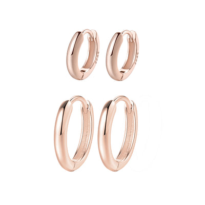 Poise Ohrringe Set Sterlingsilber