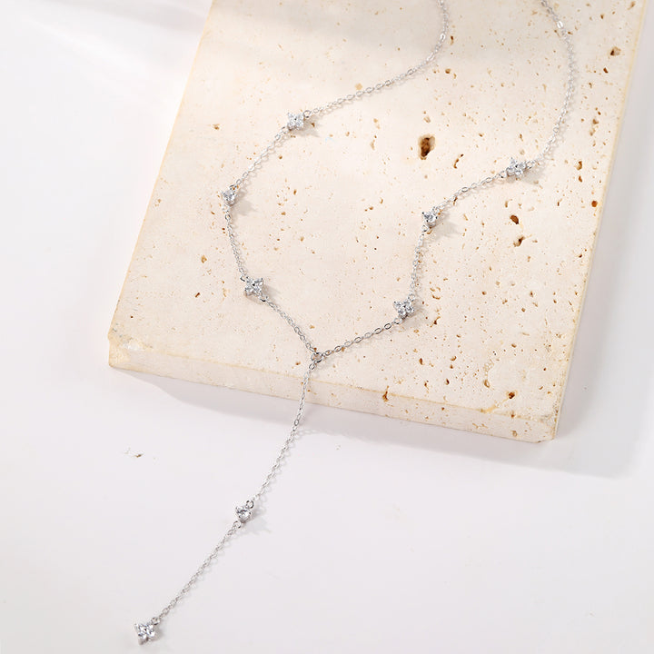 Collier Chaîne Y Posy Argent 925 en Or