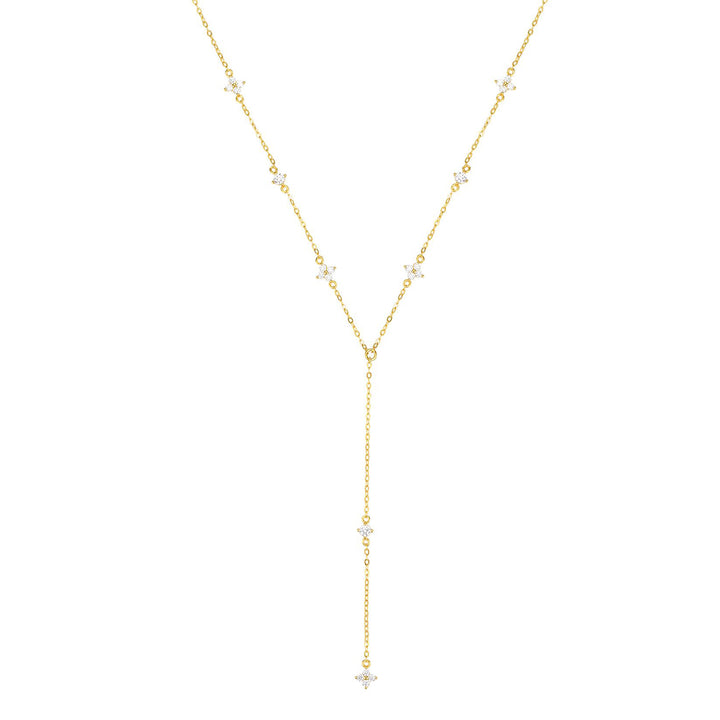Collier Chaîne Y Posy Argent 925 en Or