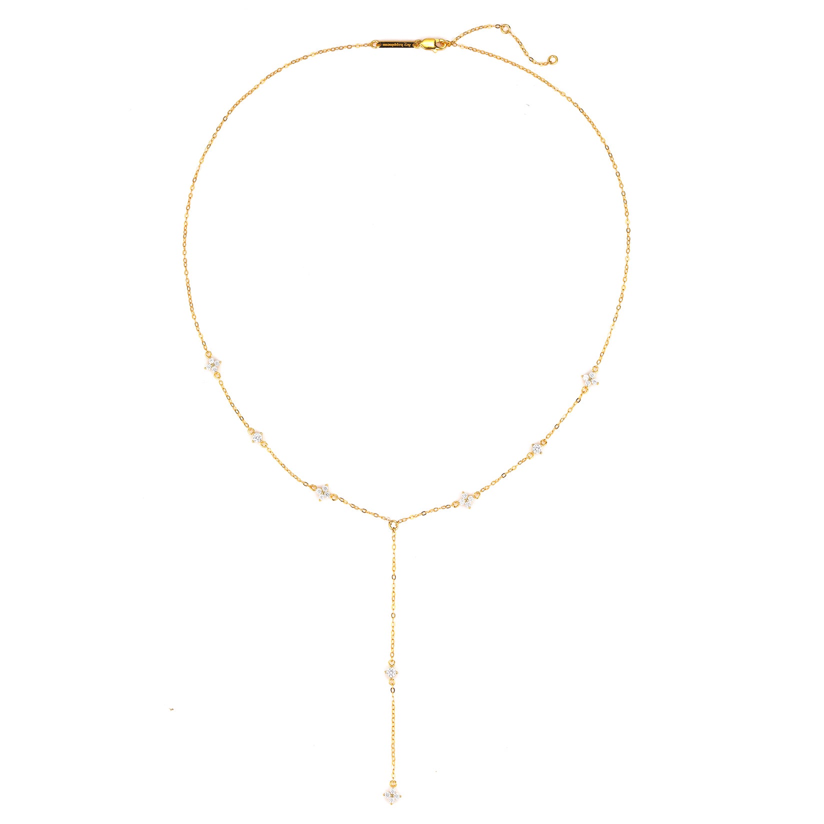 Posy Y Kette Sterlingsilber Gold