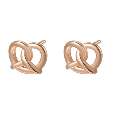 Clous d'Oreille Pretzel Sterling Argent