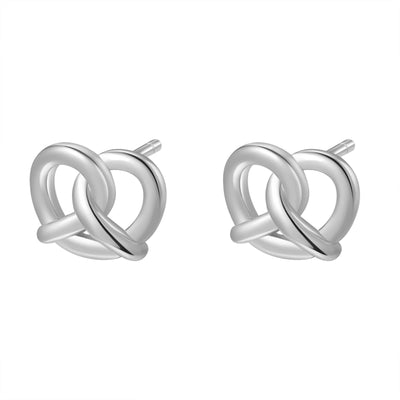 Clous d'Oreille Pretzel Sterling Argent