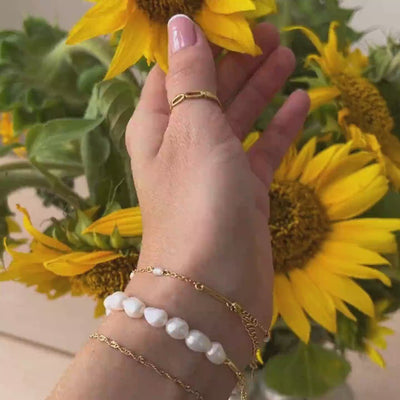 Bracelet Perle Grace Argent Sterling