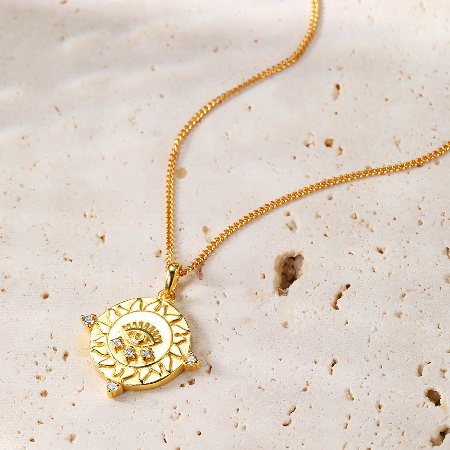 Collier Pendentif "Protection" Sterling Argent