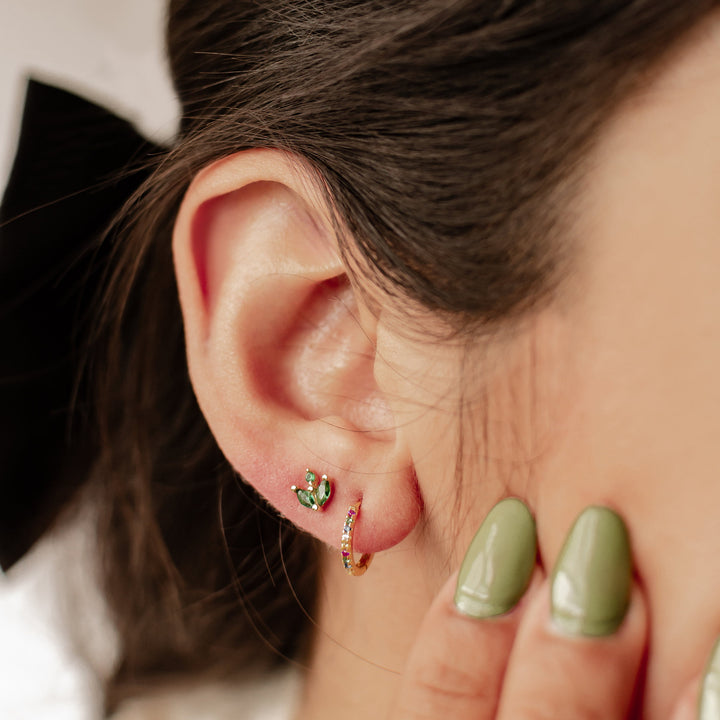 Rainbow Earrings Set Sterling Silver