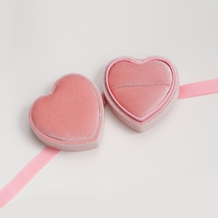 Hey Happiness Velvet Ring and Earrings Box