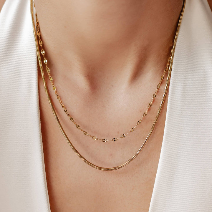 Set Collares Rolo y Serpiente