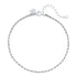 Twisted Rope Chain Anklet Silver