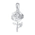 Rose Pendant Sterling Silver