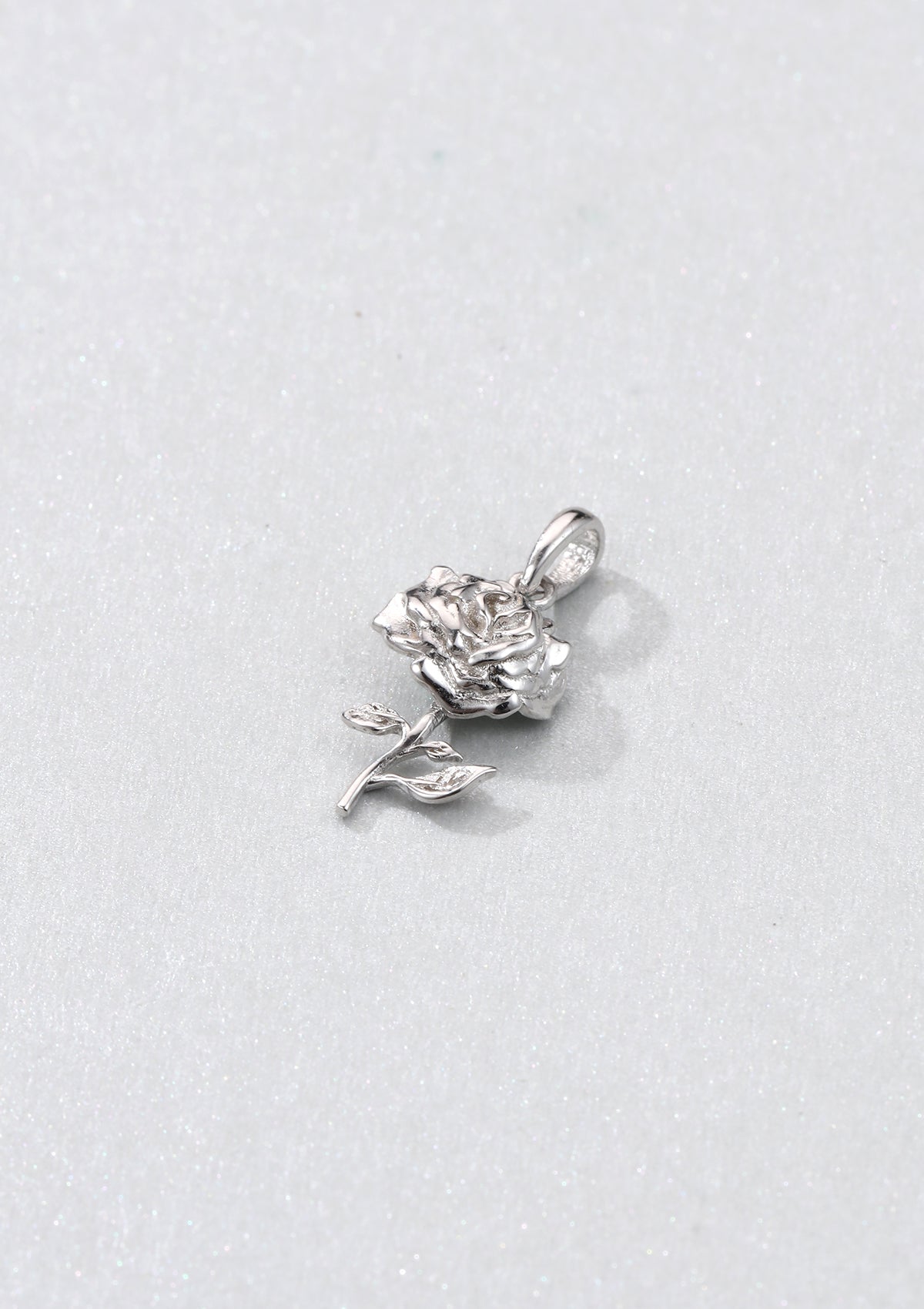 Pendentif Rose Sterling Argent