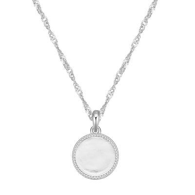Handschrift Anhänger Kette aus Sterlingsilber