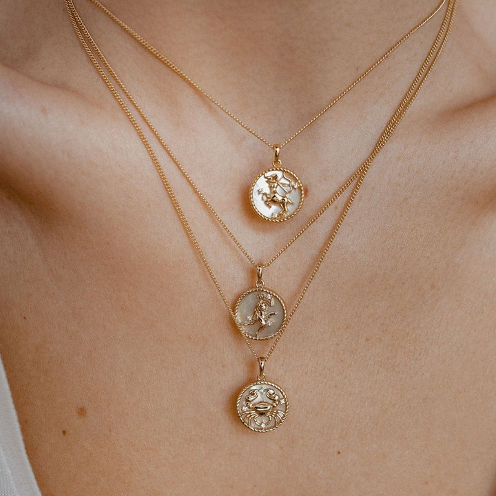 Collar Colgante Sagitario Plata de Ley 925