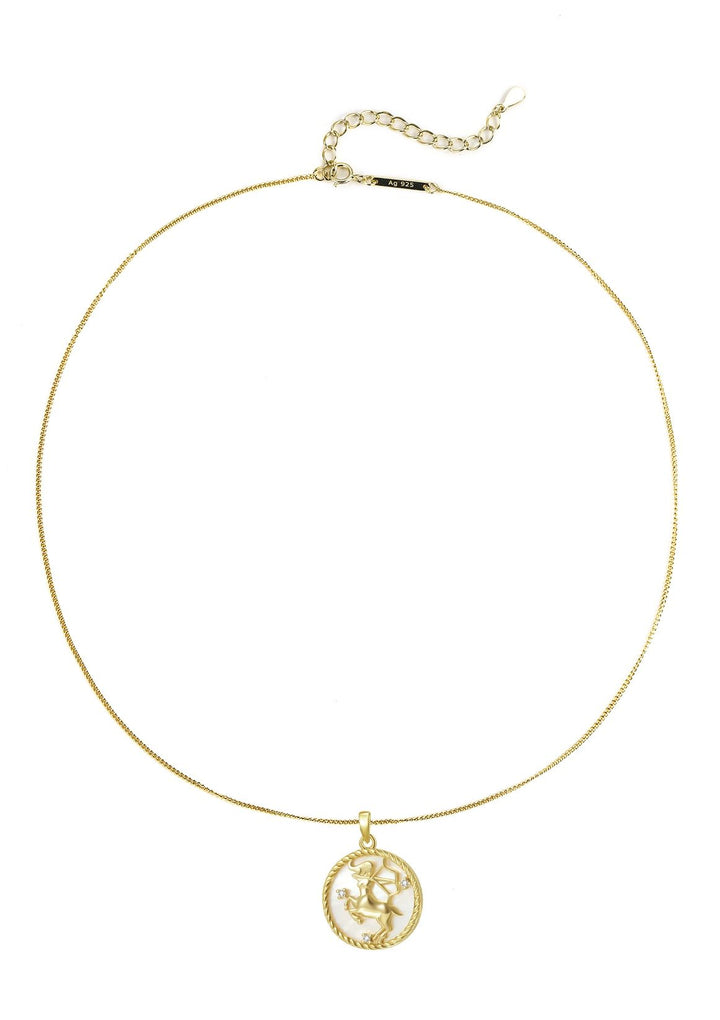 Collar Colgante Sagitario Plata de Ley 925