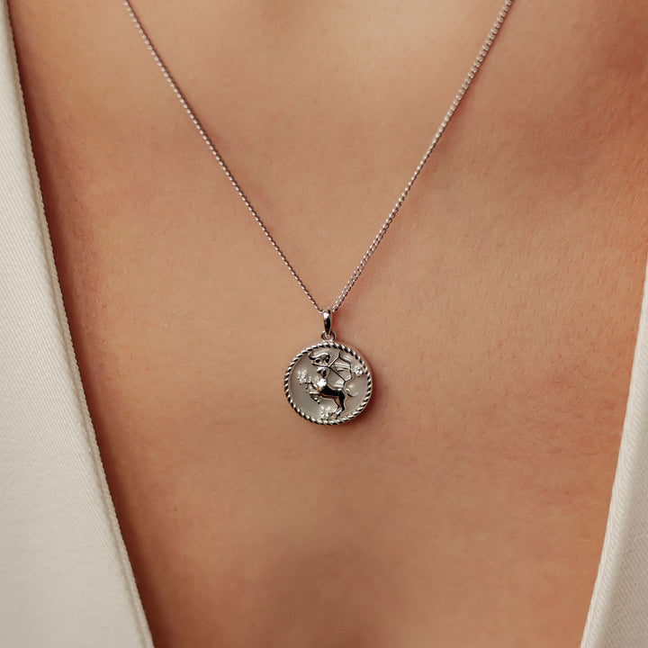 Sagittarius Zodiac Pendant Necklace