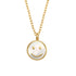 Shell Smiley Pendant Necklace Waterproof