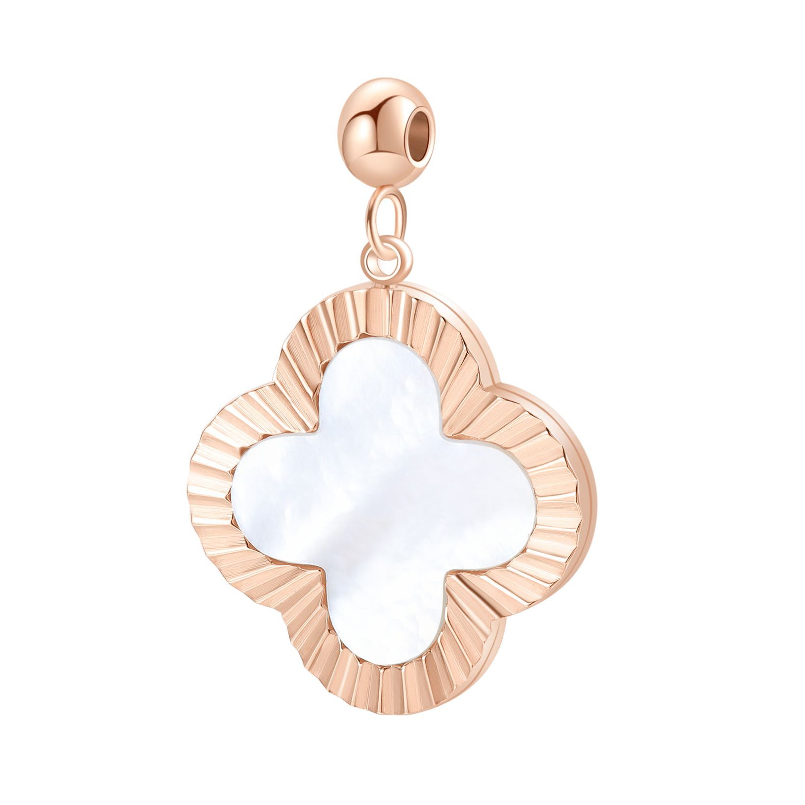 Glänzender Kreuzanhänger Gold