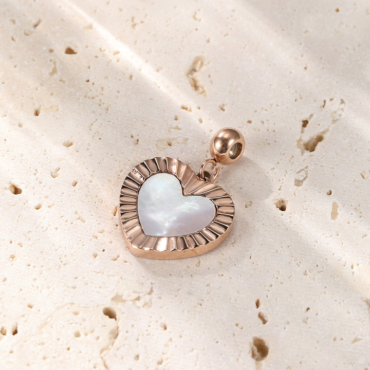 Shining Heart Pendant Gold