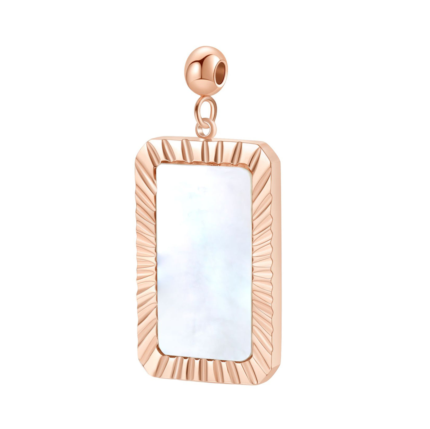 Shining Rectangle Pendant Gold