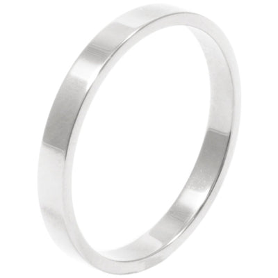Simple Slim Band Ring Silver
