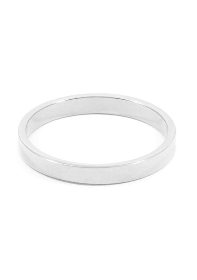 Anillo Simple de Banda Fina en Plata