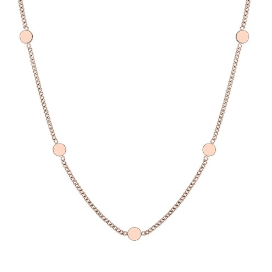 Kleine Plättchen Kette in Goldfarbe