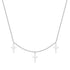 Small Cross Necklace Silver