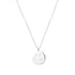 Smiley Face Pendant Necklace Sterling Silver