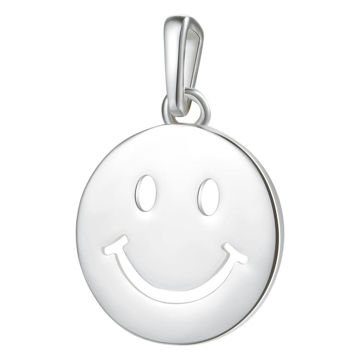 Pendentif Smile pour Le Bonheur et La Joie Argent
