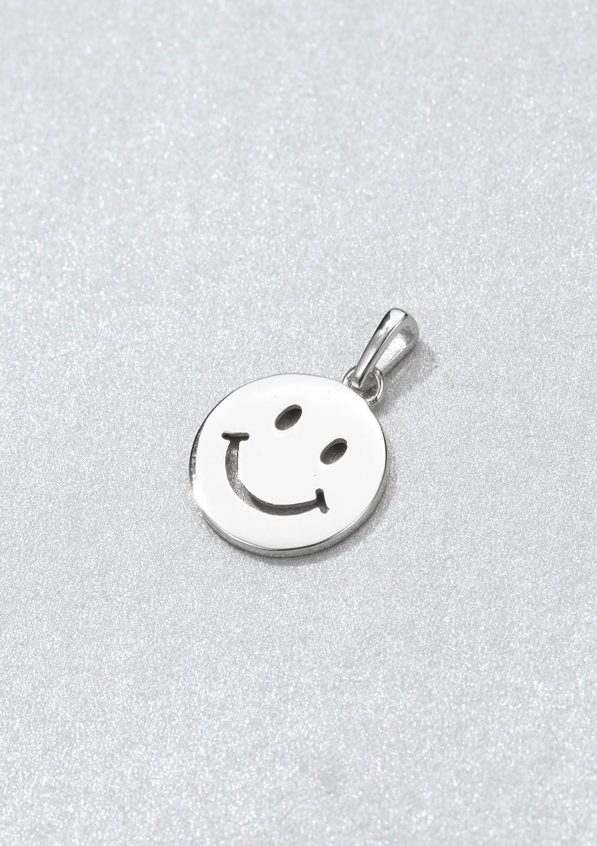 Pendentif Smile pour Le Bonheur et La Joie Argent