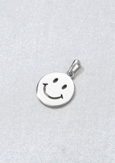 Pendentif Smile pour Le Bonheur et La Joie Argent