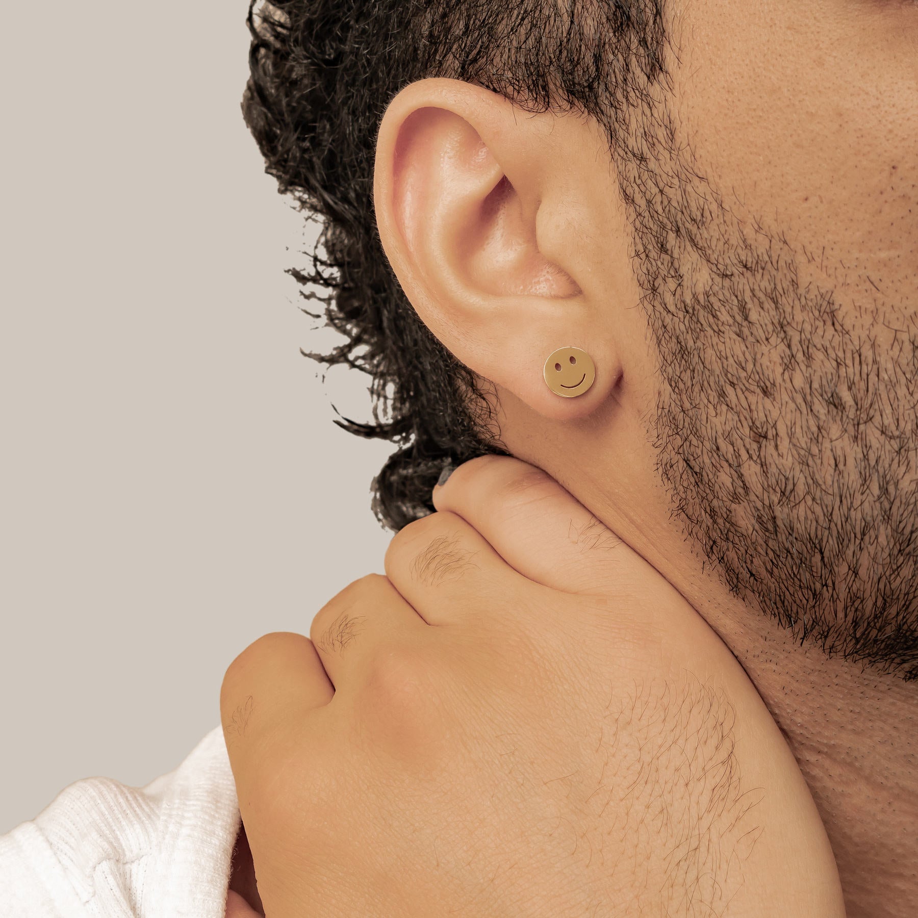 Smiley Face Stud Earrings