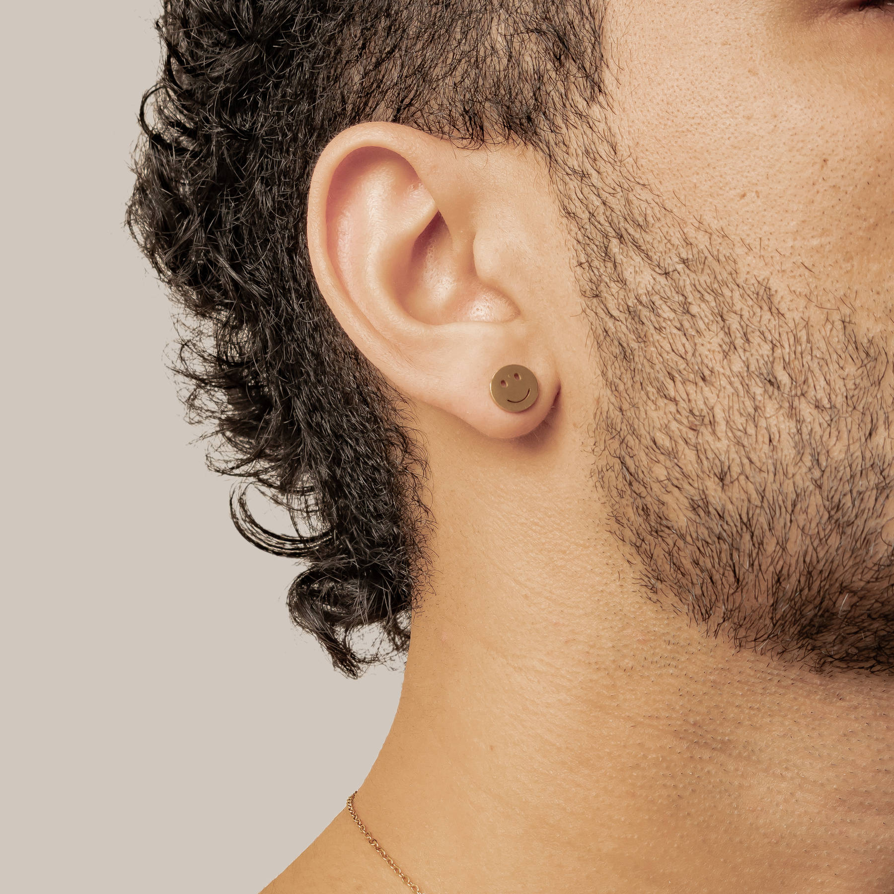Smiley Face Stud Earrings