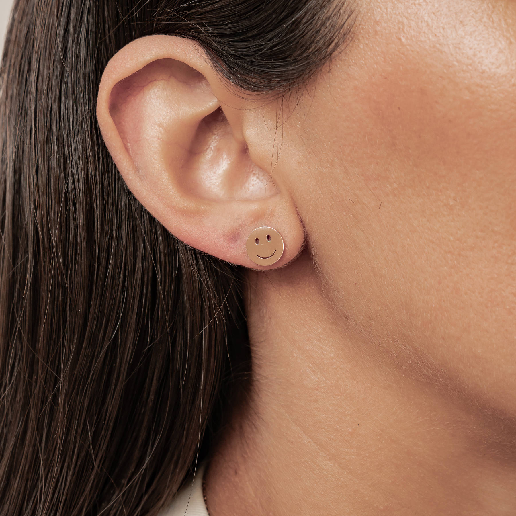 Smiley Face Stud Earrings