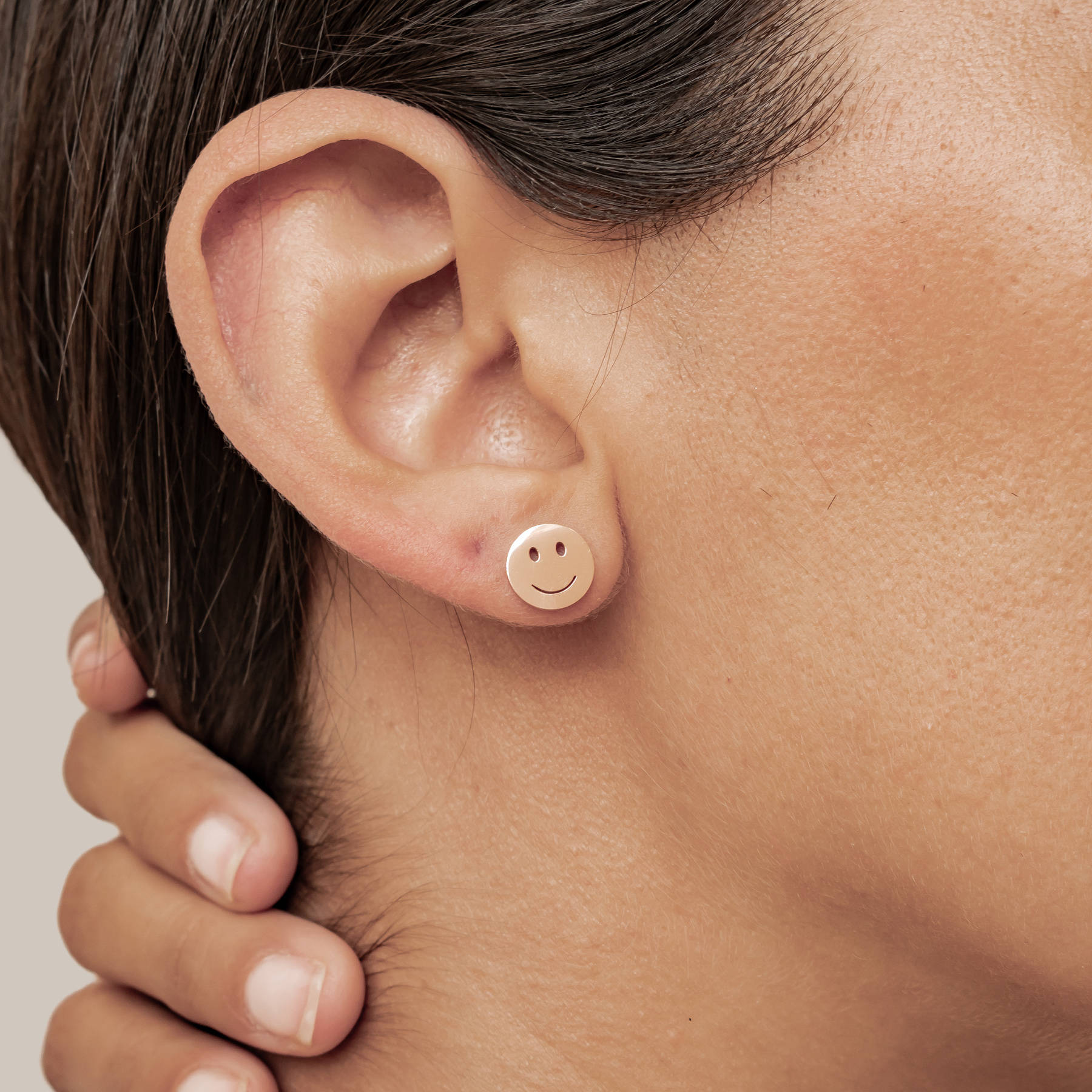 Smiley Face Stud Earrings