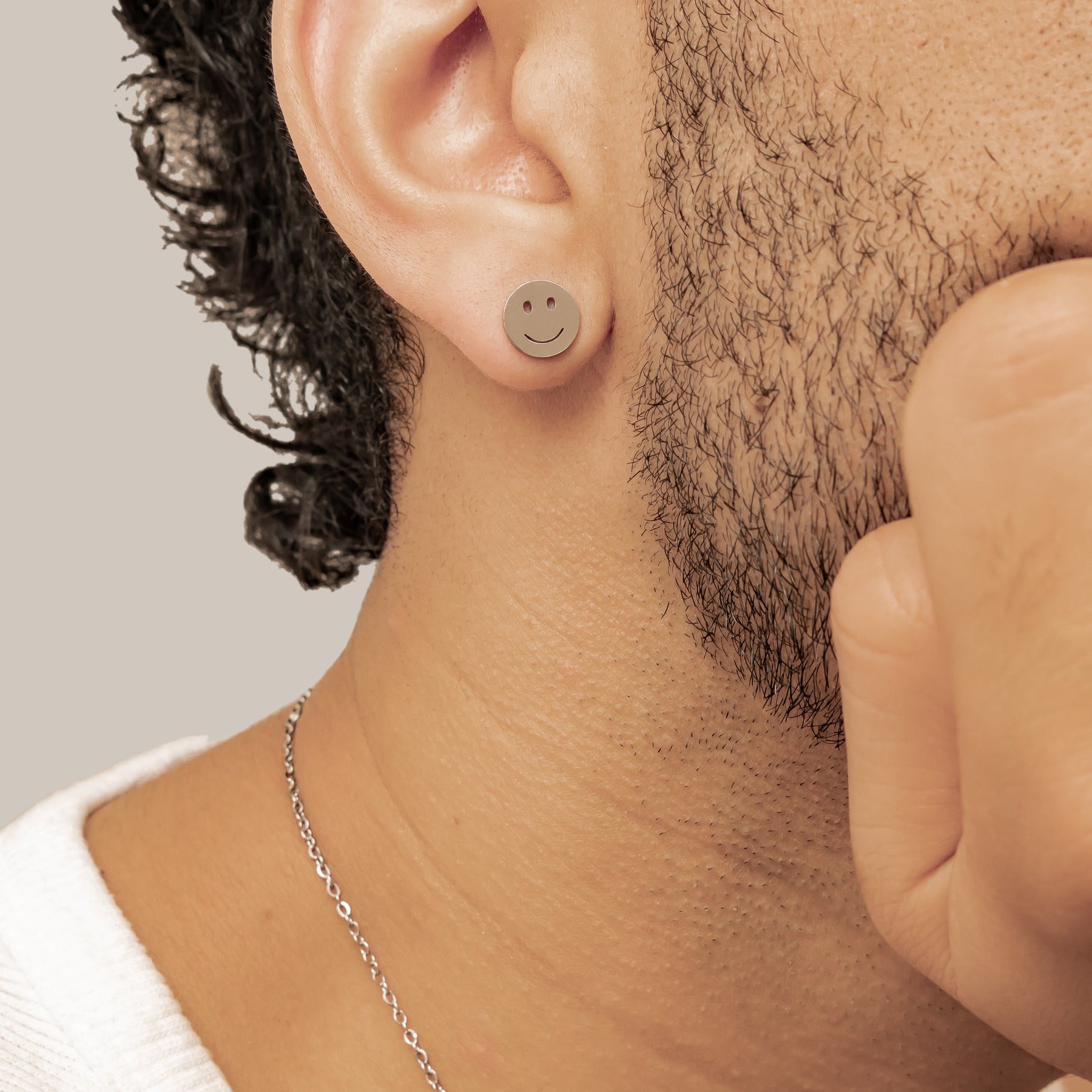 Smiley Face Stud Earrings