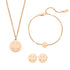 Visage Souriant en Or Rose